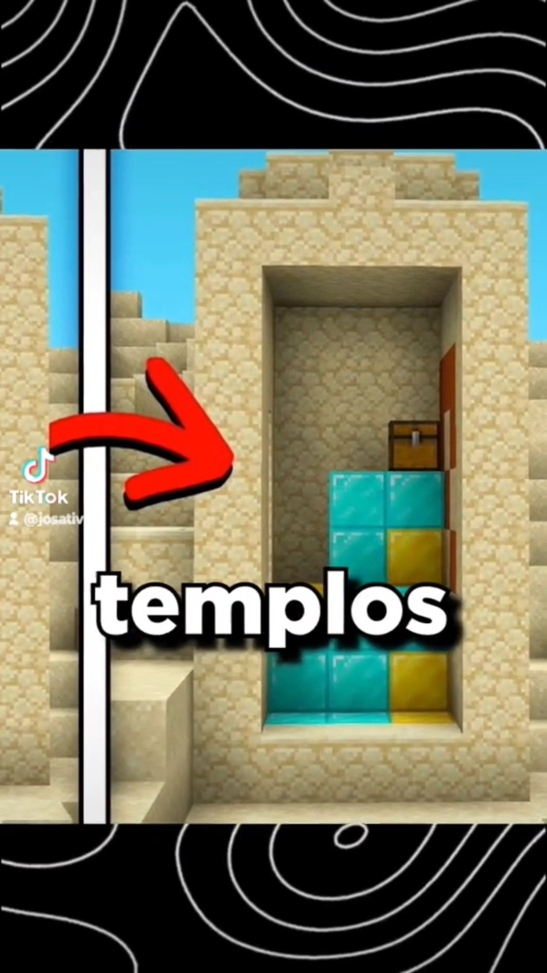ENCONTRÉ LA SALA SECRETA DE LOS TEMPLOS ? #minecraft #josativi #youtube #shorts #miedo #terror